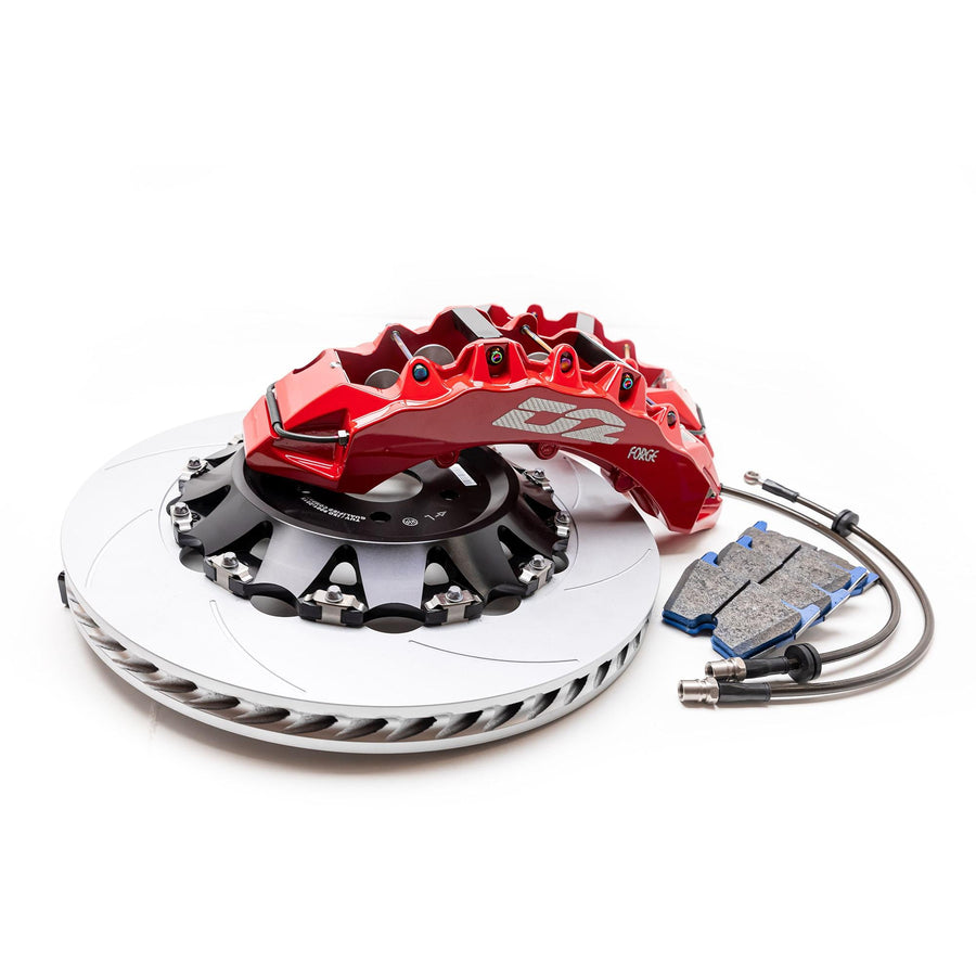 D2 Big Brake Kit - Etu: 12-mäntä, 444 mm Audi RS6 4F (08-10)