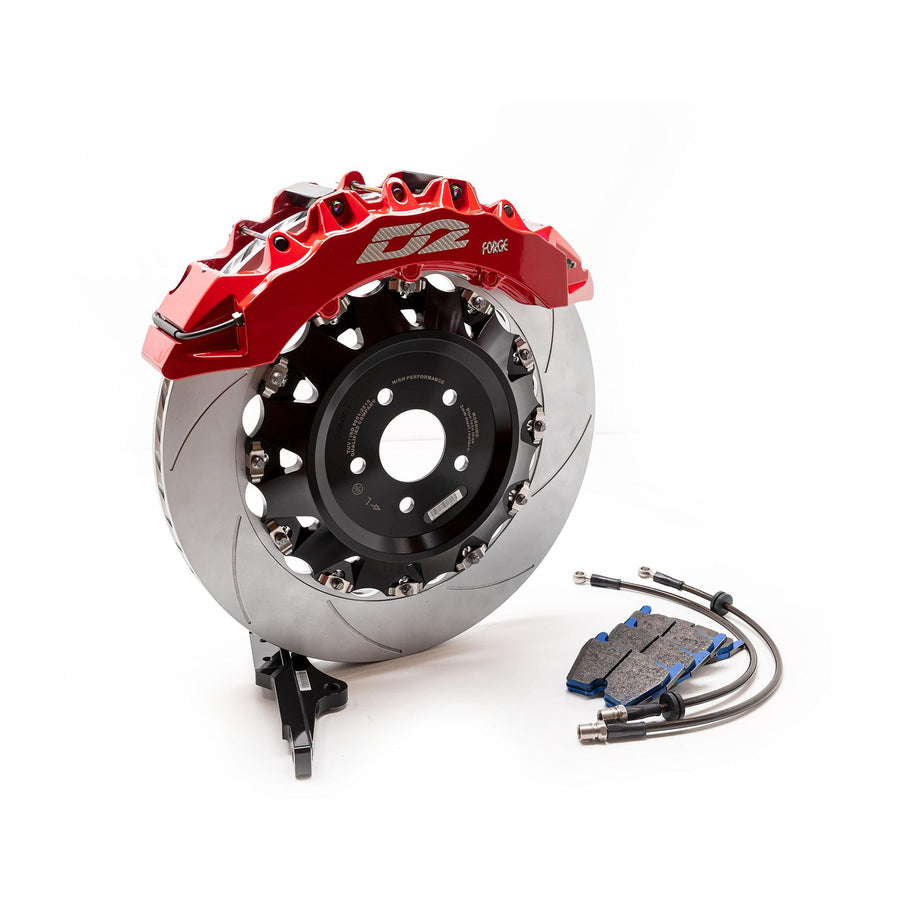 D2 Big Brake Kit - Etu: 12-mäntä, 444 mm Audi RS6 4F (08-10)