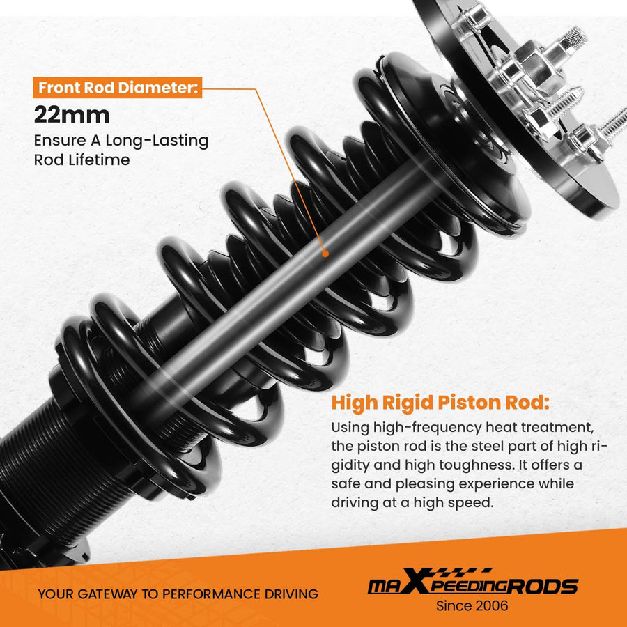 Coilover-alustasarja BMW E36 3-sarja sedan Coupe Cabrio Touring
