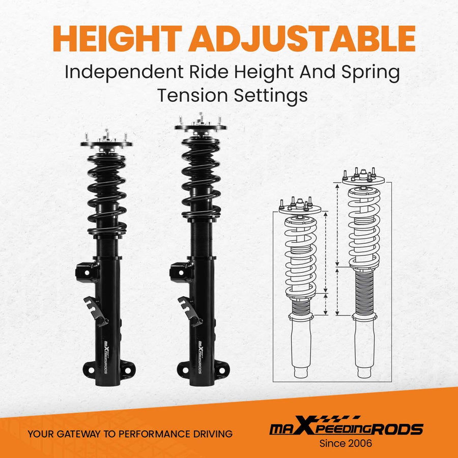 Coilover-alustasarja BMW E36 3-sarja sedan Coupe Cabrio Touring