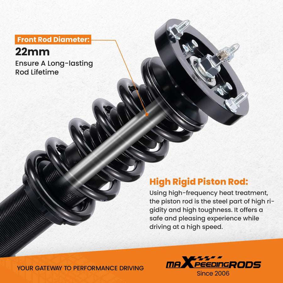 Coilover-alustasarja BMW 3-sarja E46 sedan Coupe 320i 330 325