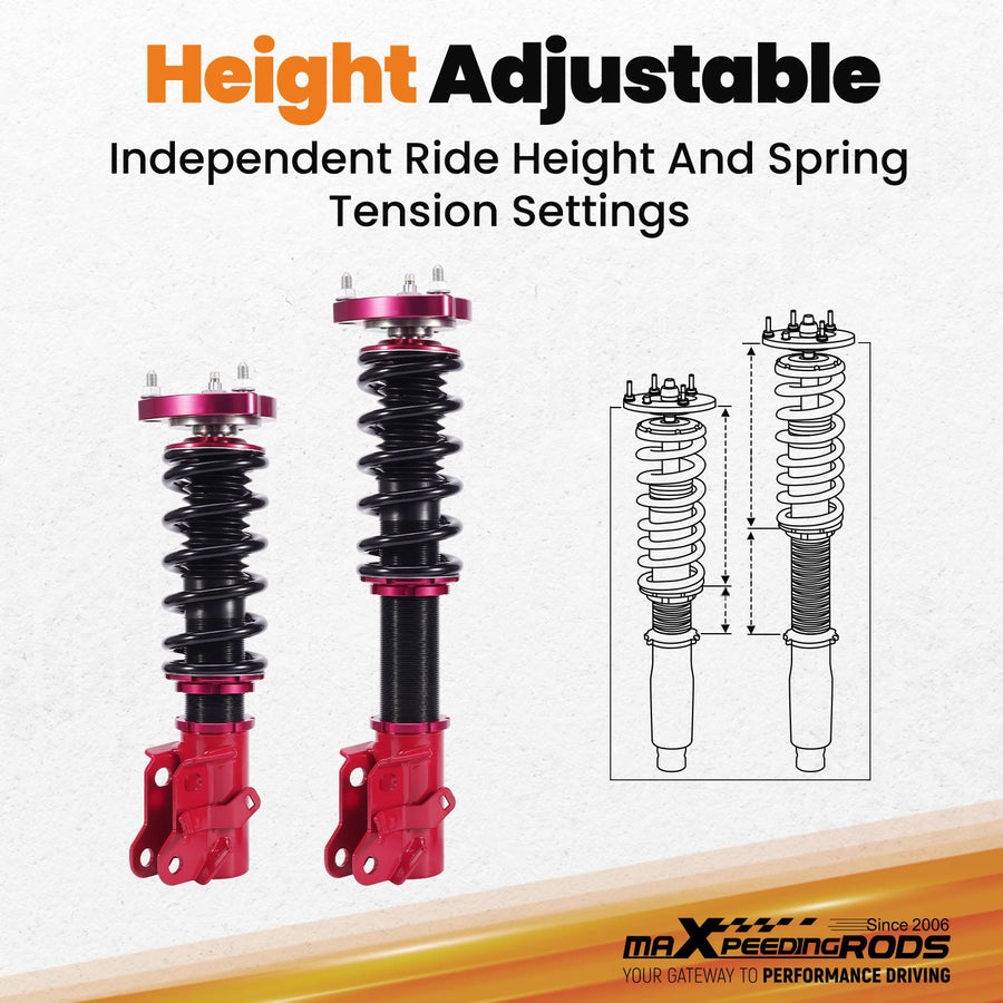 Coilover-alustasarja Honda Civic MK8 2006-2011 FA FD FG, Acura