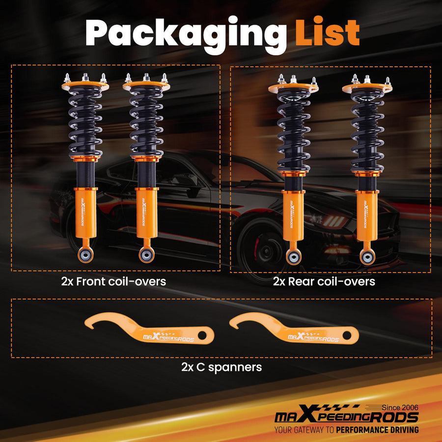 Performance Coiloverit Lexus LS 400 XF10 1990-1994 sedan