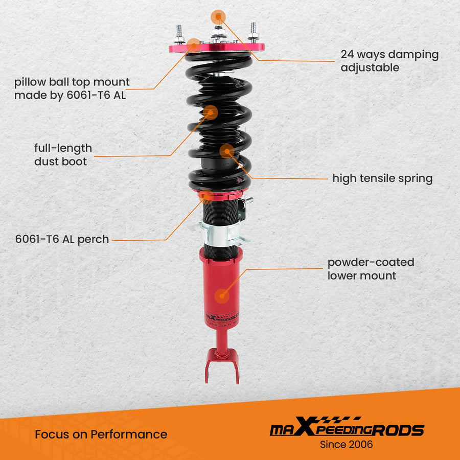 Coilover-alustasarja Nissan 350Z Z33 Coupe 2003-2008 Skyline