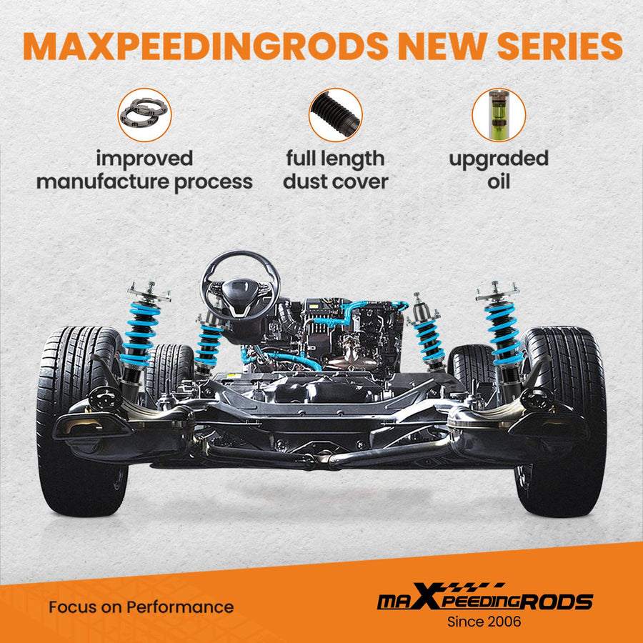 MaXpeedingrods T6 Coilover-alustasarja Acura RSX Coupe 2D Type-S/Base 2002-2006