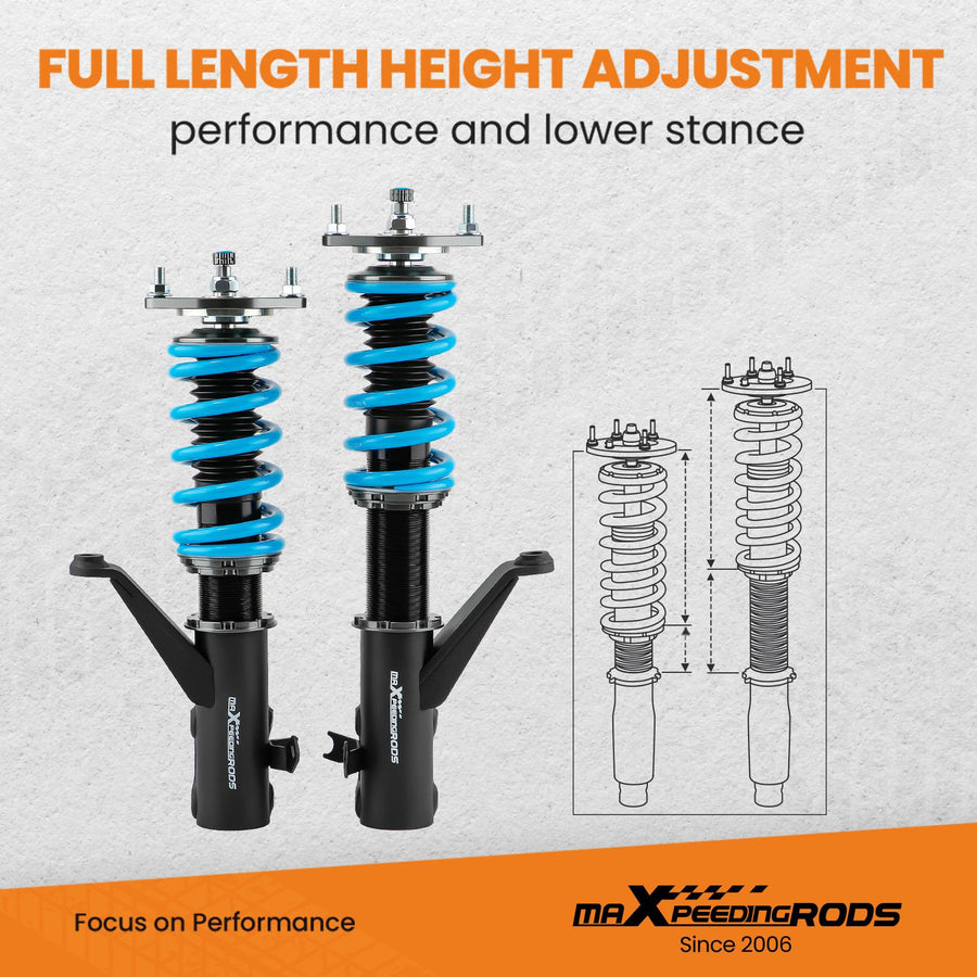 MaXpeedingrods T6 Coilover-alustasarja Acura RSX Coupe 2D Type-S/Base 2002-2006