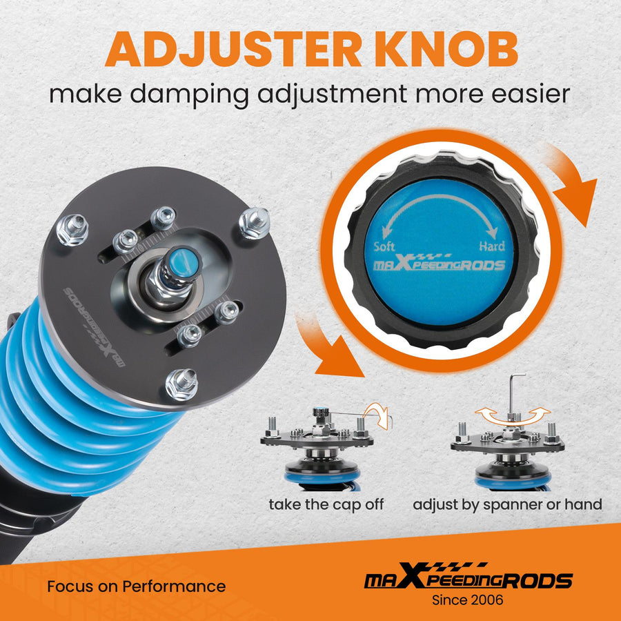 MaXpeedingrods T6 Advanced Series Coilover-alustasarja BMW 5-sarja E39 sedan 530i 525tds 528i 520i