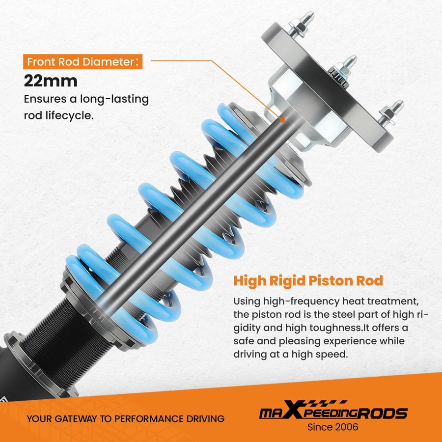 MaXpeedingrods T6 Advanced Series Coilover.alustasarja BMW 3-sarja E46 M3 2000-2006