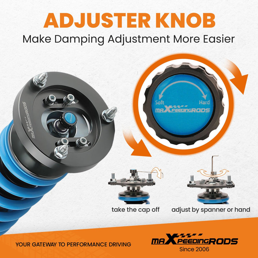 MaXpeedingrods T6 Advanced Series Coilover.alustasarja BMW 3-sarja E46 M3 2000-2006