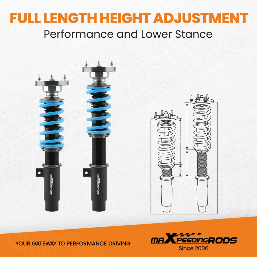 MaXpeedingrods T6 Advanced Series Coilover.alustasarja BMW 3-sarja E46 M3 2000-2006