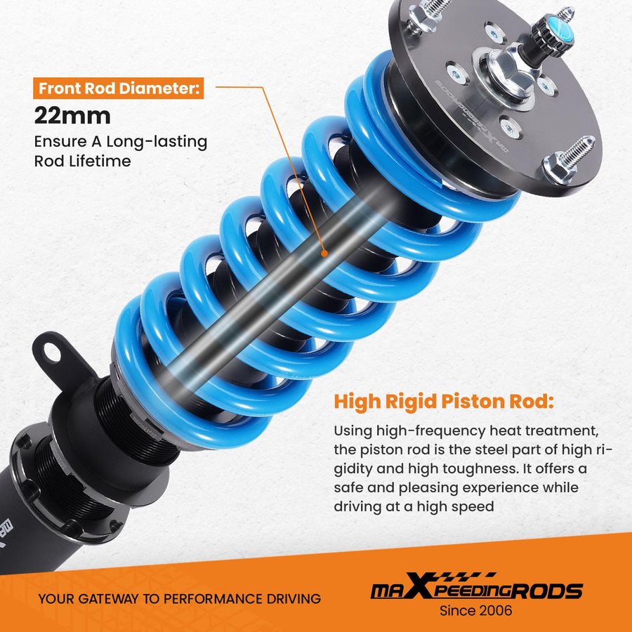 MaXpeedingrods T6 Advanced Series Coilover-alustasarja BMW 5-sarja E60 520i 528i 550i 2004-2010