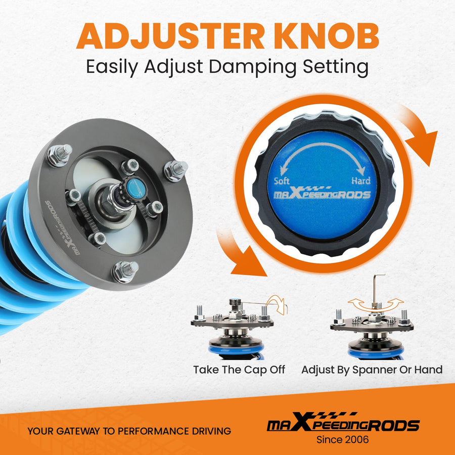 MaXpeedingrods T6 Advanced Series Coilover-alustasarja BMW 3 E90 E91 316i 316d 320d 325d 330