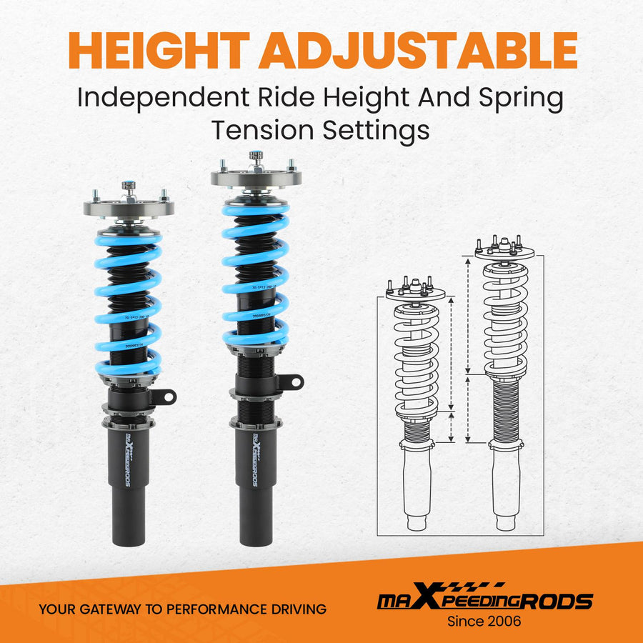 MaXpeedingrods T6 Advanced Series Coilover-alustasarja BMW 3 E90 E91 316i 316d 320d 325d 330