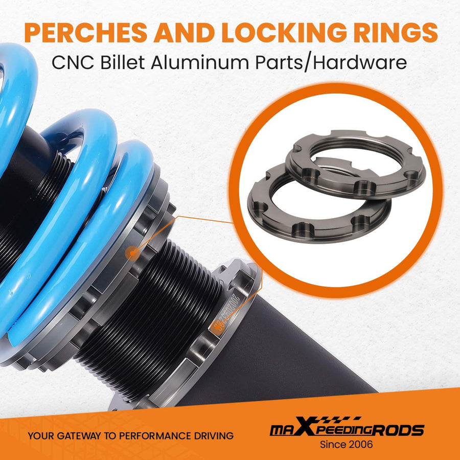 MaXpeedingrods T6 Advanced Series Coilover-alustasarja BMW 3-sarja E90 E91 E92 E93 2005-2012
