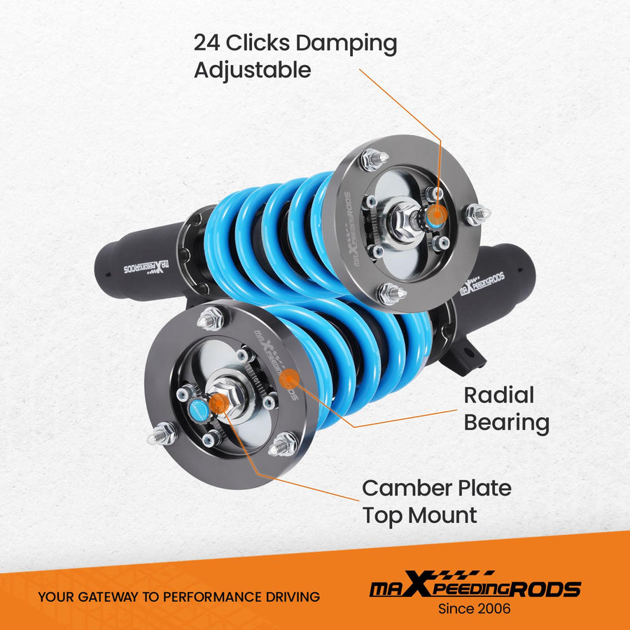 MaXpeedingrods T6 Advanced Series Coilover-alustasarja BMW 3-sarja E90 E91 E92 E93 2005-2012