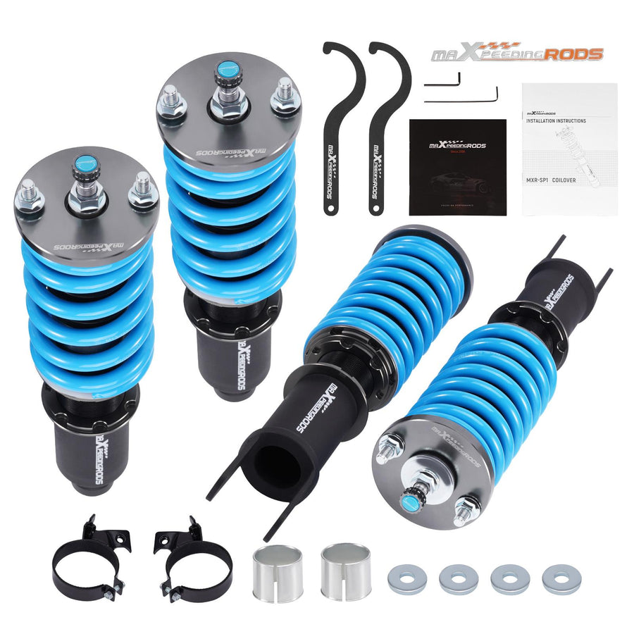 MaXpeedingrods T6 Advanced Series Säädettävä Coilover-alustasarja, Honda Civic 1992-1995, EJ EG EH
