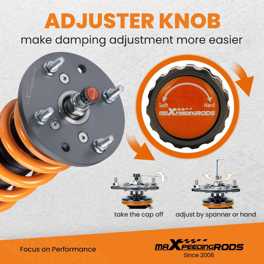 MaXpeedingrods T6 Advanced Series Coilover-alustasarja Jaguar XF X250 2007-15 Etuhaarukka sedan Jouset