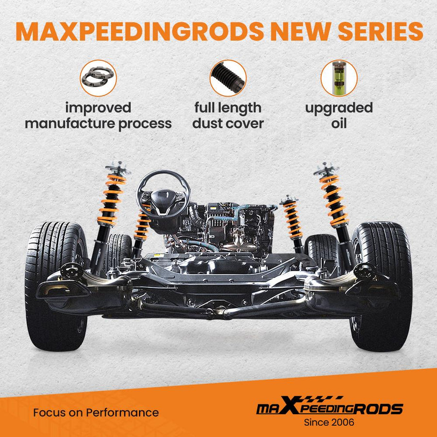 MaXpeedingrods T6 Advanced Series Coilover-alustasarja Jaguar XF X250 2007-15 Etuhaarukka sedan Jouset