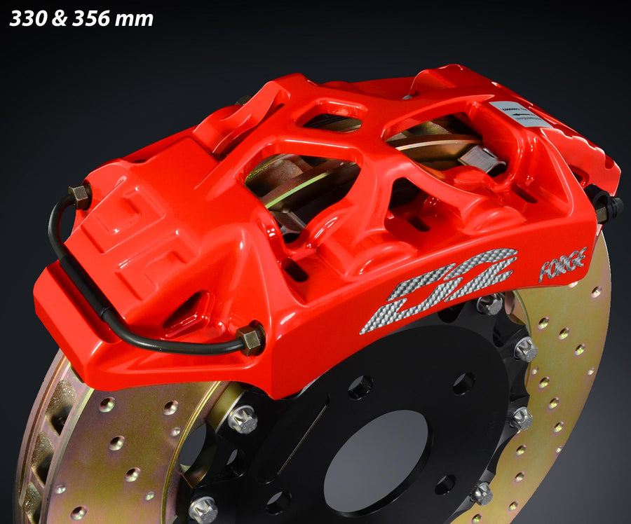 D2 Racing Big Brake -jarrusarjat - Taka: 4-8 mäntää, 330-421 mm