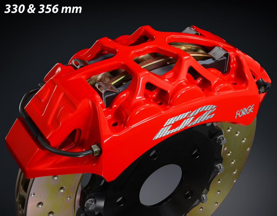 D2 Racing Big Brake -jarrusarjat - Etu: 4-8 mäntää, 286-444 mm