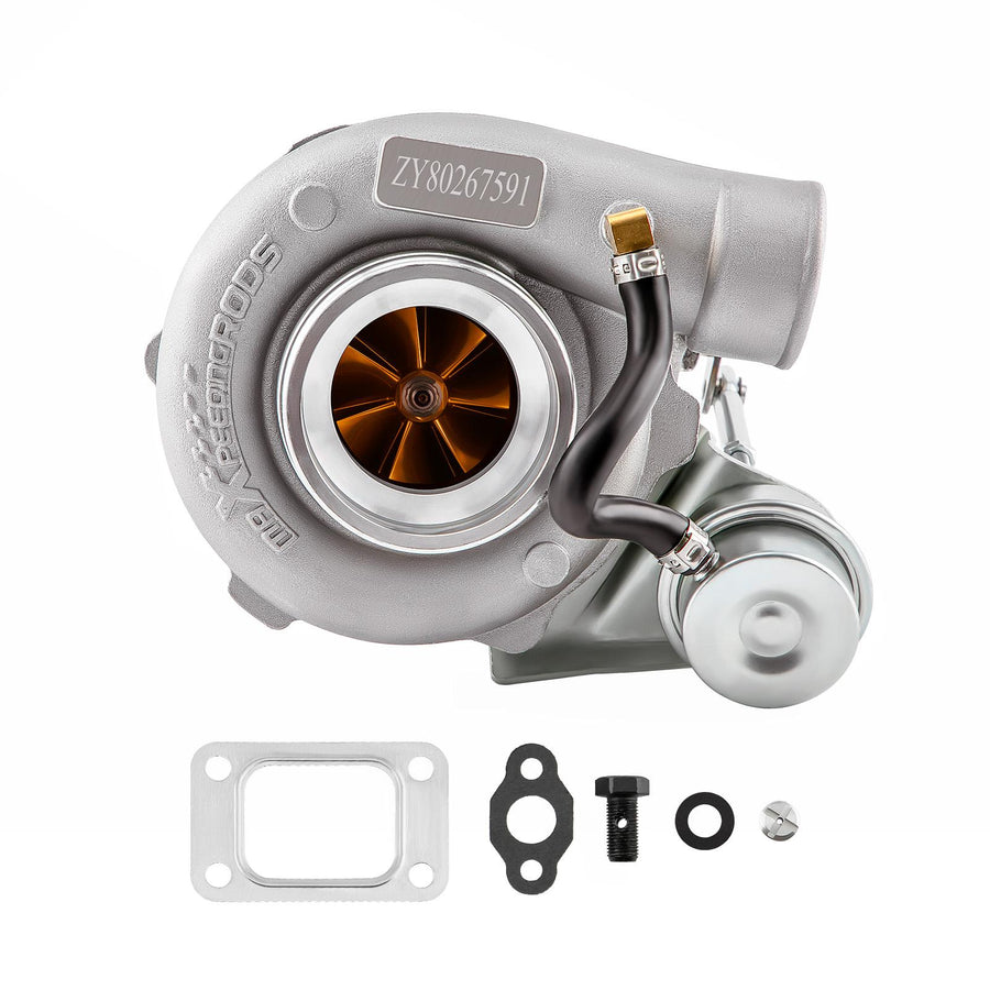 Billet kompressorin pyörä T25 laippa GT2871 GT2860 katuversio Turbo A/R .64 Turboahdin toimilaitteella