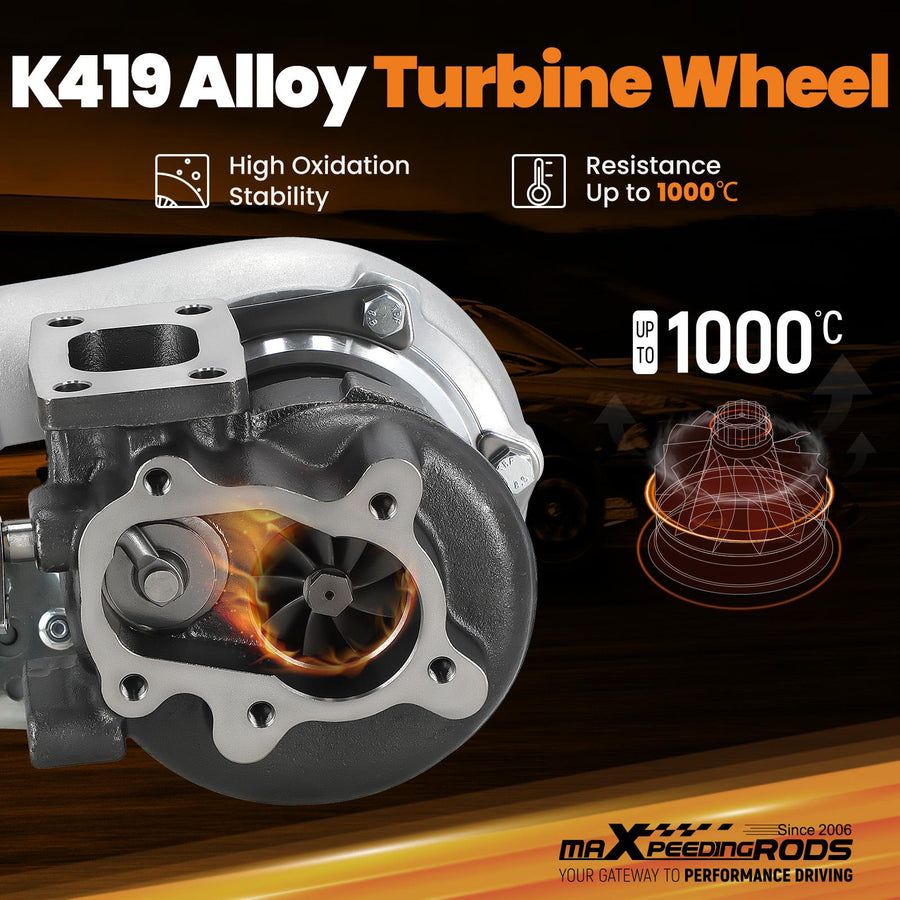 Päivitetty GT2871 T25 Kuulalaakeroitu Turbo Billet Wheel 0.64 A/R Turbiini