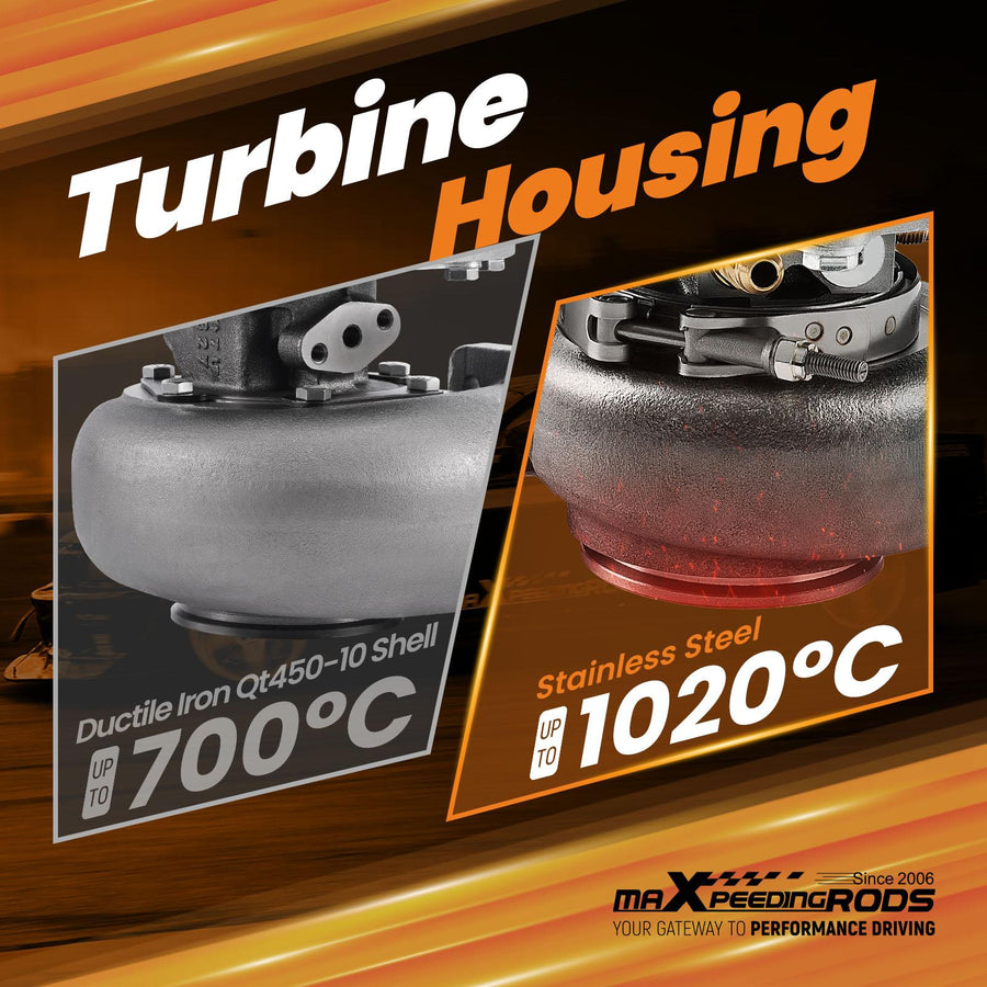 Päivitetty Kuulalaakeroitu Turbo 1050HP Billet Wheel 0.8 A/R V-laipan Turbiini