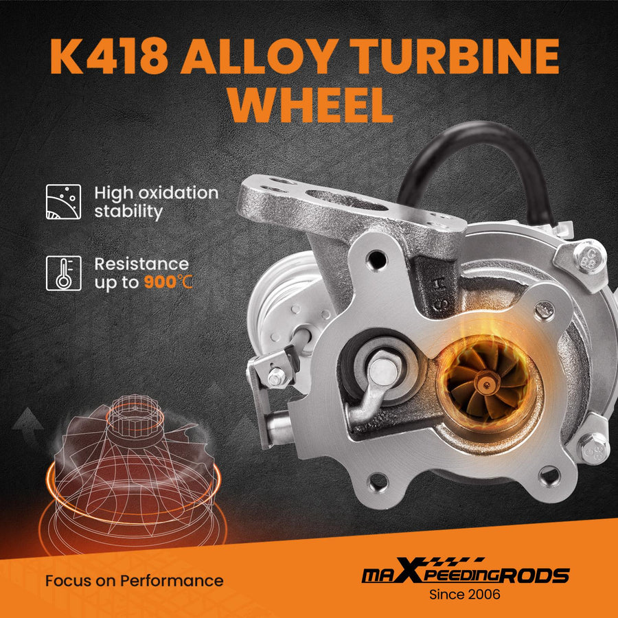 KP35 54359880009 Turboahdin Ford Fiesta, Fusion, Citroen Xsara TDCi 1.4L DV4TD