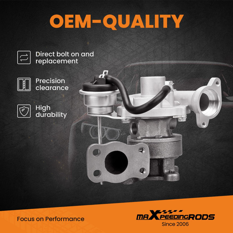KP35 54359880009 Turboahdin Ford Fiesta, Fusion, Citroen Xsara TDCi 1.4L DV4TD