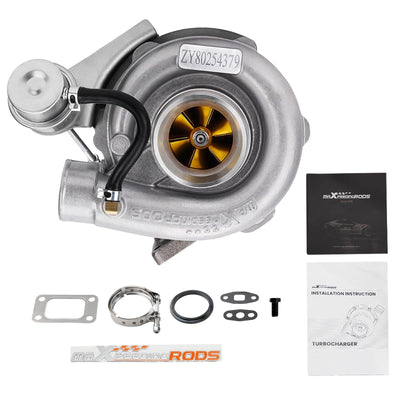 Billet kompressorin pyörä katuversio Turboahdin täydellinen 4- tai 6-sylinterisille, 1.5L-2.5L moottoreille