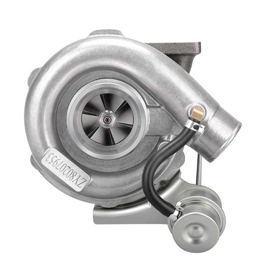 Yleismallinen T3/T4 Turboahdin V-Band -laipalla, A/R 0.63, 420 HP + 3" (76 mm) IC-putkisarja