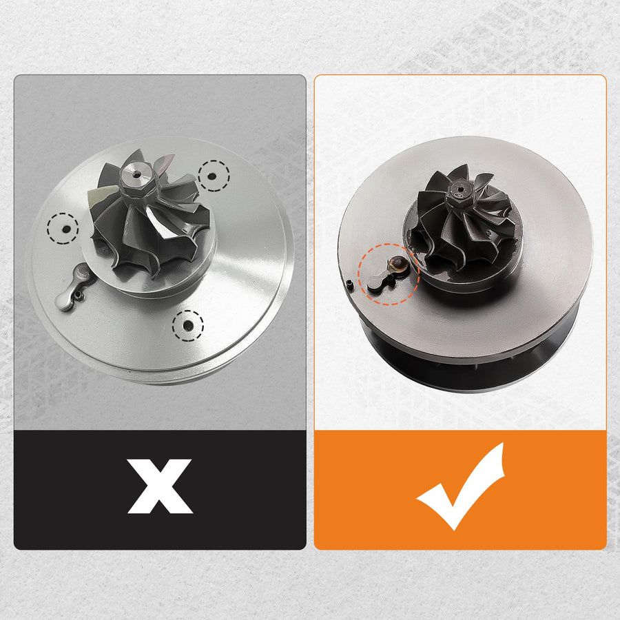 Turbo runkoyksikkö CHRA Audi, Skoda, Volkswagen 1.9TDI GT1749V 454231 AHH, AFN