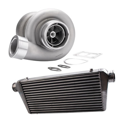 GT45 T4/T66 600+hv V-laippa Turboahdin + 600x300x76 mm välijäähdytin