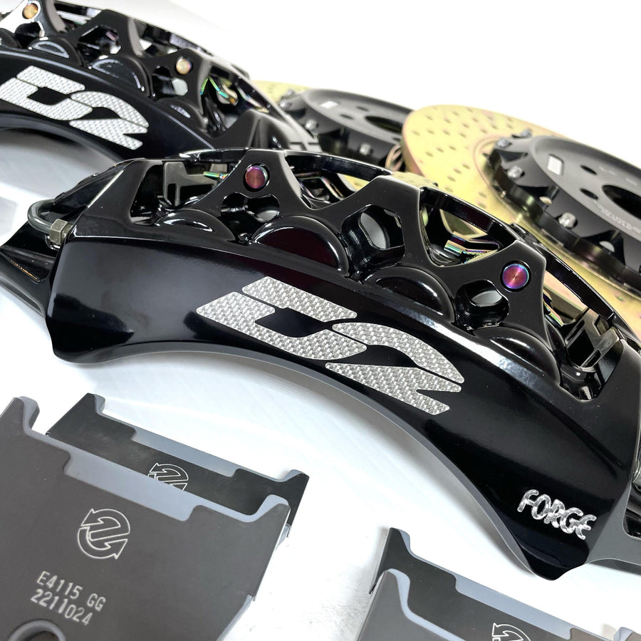 D2 Big Brake Kit - Etu: 8-mäntä, 400 mm Audi RS8 (07-15)