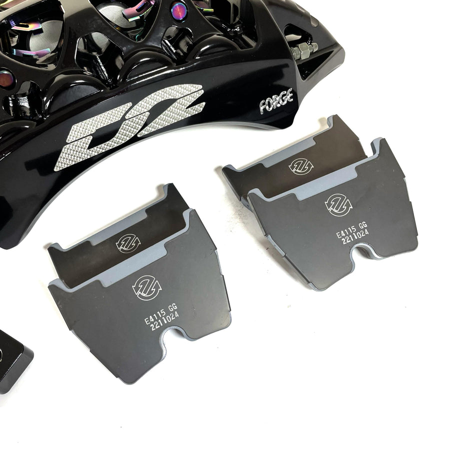 D2 Big Brake Kit - Etu: 8-mäntä, 400 mm Audi RS8 (07-15)