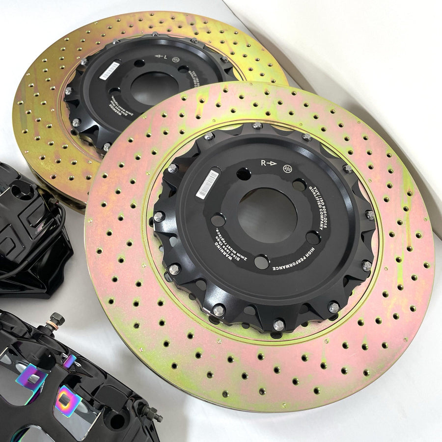 D2 Big Brake Kit - Etu: 8-mäntä, 400 mm Audi RS8 (07-15)