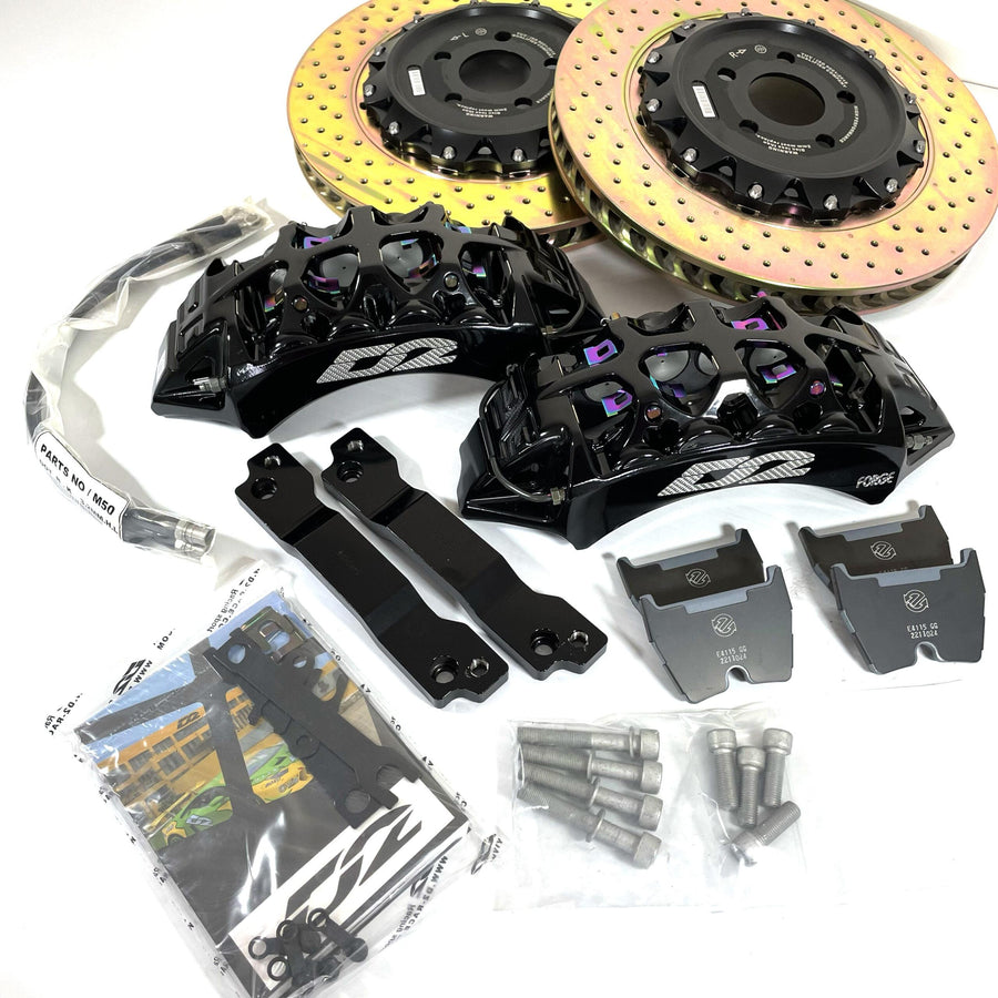 D2 Big Brake Kit - Etu: 8-mäntä, 400 mm Audi RS8 (07-15)