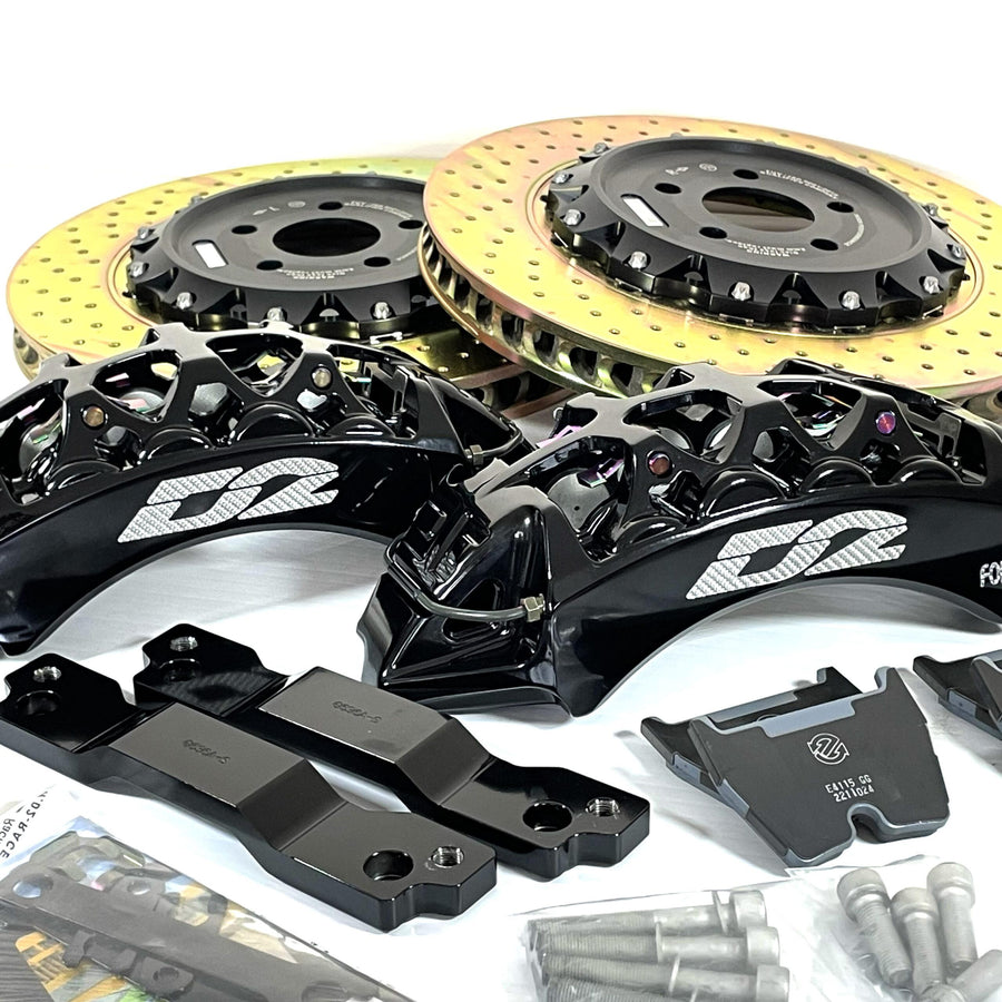 D2 Big Brake Kit - Etu: 8-mäntä, 400 mm Audi RS8 (07-15)