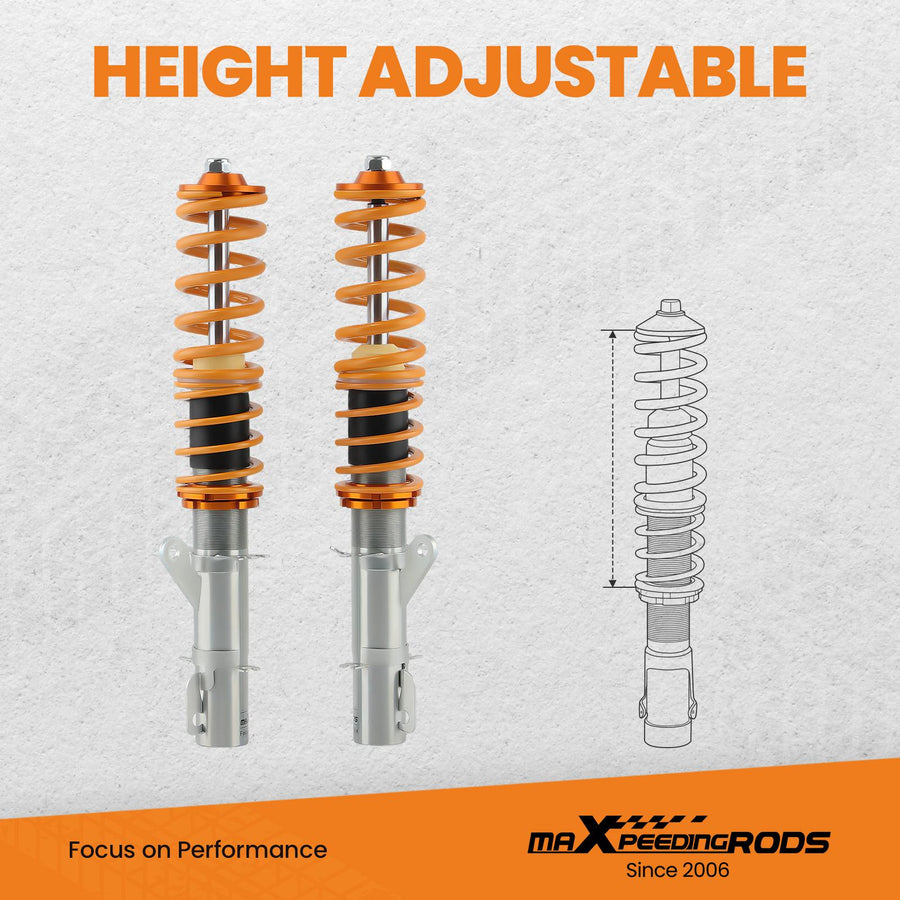 Coilover-alustasarja VW Golf Mk4 IV, Audi A3 8L TT 8N 1996-2006