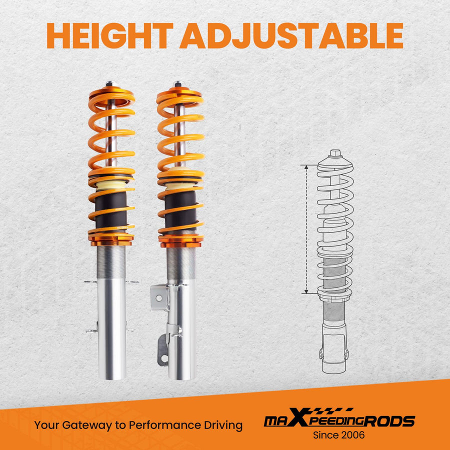 Coilover-alustasarja Seat Leon Mk1 1M ja Cupra R 1.8T