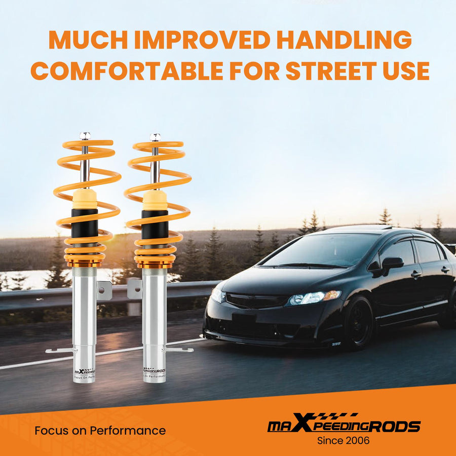 Coilover-alustasarja katukäyttöön Ford Fiesta Mk6 JD JH 1.6 TDCi 2001-2008