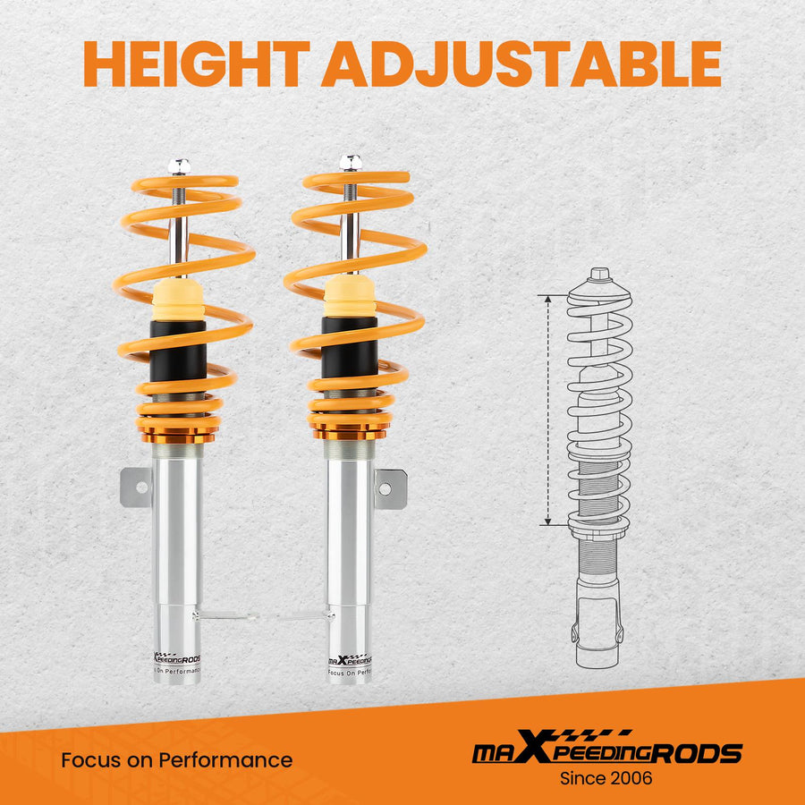 Coilover-alustasarja katukäyttöön Ford Fiesta Mk6 JD JH 1.6 TDCi 2001-2008