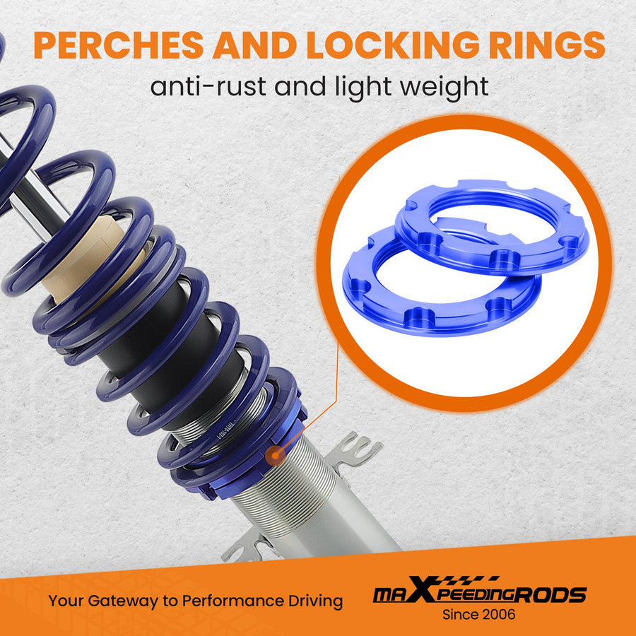 Coilover-alustasarja, VW Golf Mk4 1998-2005, Bora 1J, Audi A3 8L