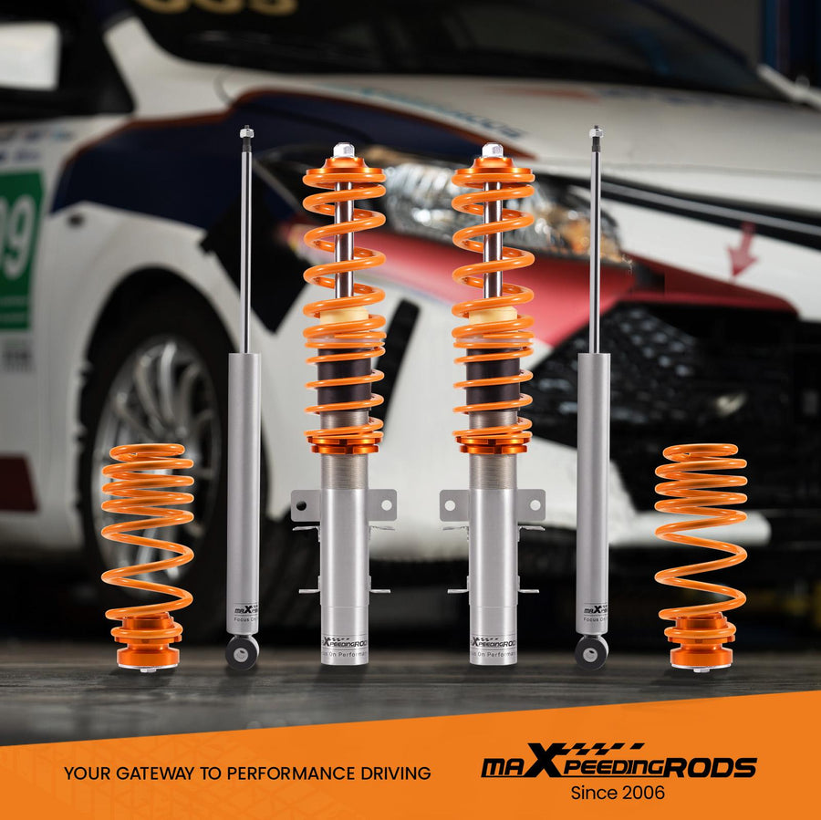 Coilover-alustasarja VW Polo Mk5 6R, Seat Ibiza 9J, Audi, säädettävä