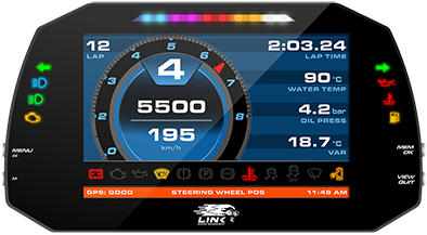 LINK MXG Strada 7-inch Dash - Street Edition