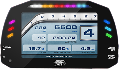 LINK MXS Strada 5-inch Dash - Race Edition