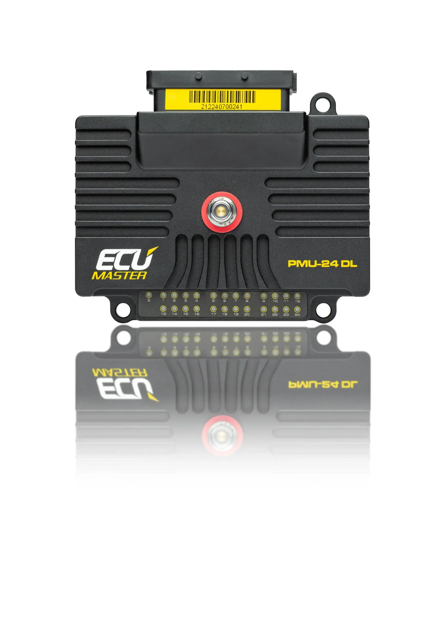 EcuMaster  PMU-24DL Virranhallintalaite Tiedonkeruulla