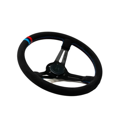 DriftShop Premium Ratti (70 mm Syvyys), "M Power V2" Edition, Alcantara -verhoilu