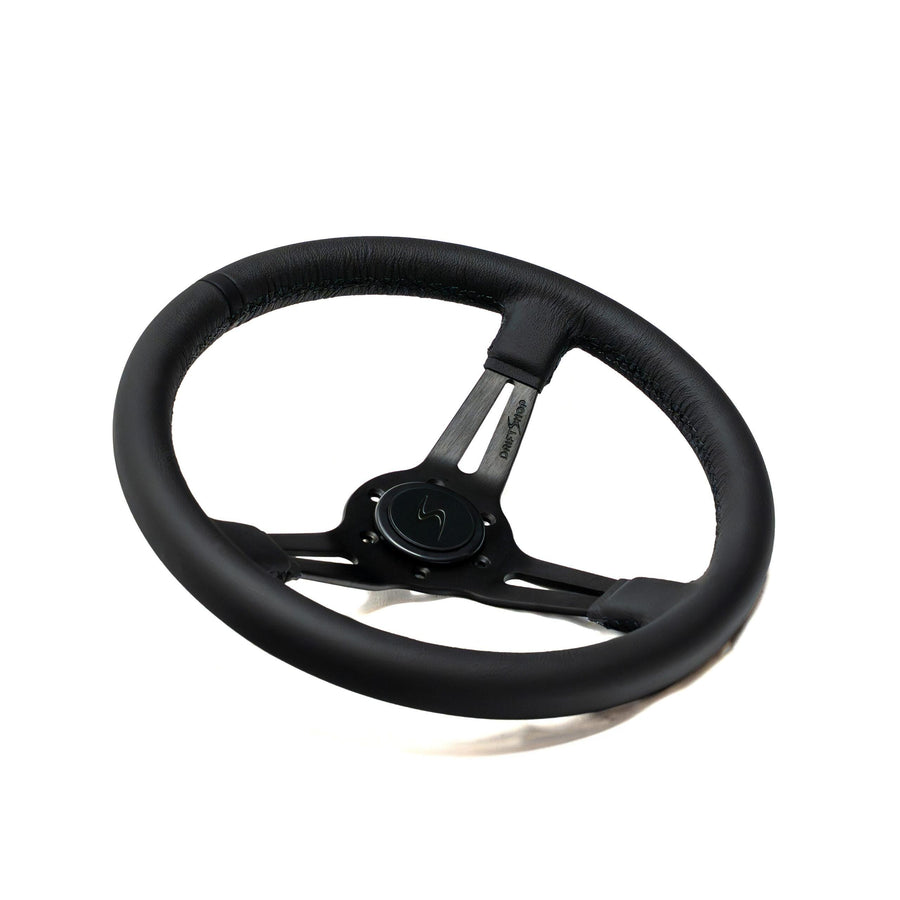 DriftShop Premium "Black Edition" Ratti (70 mm Dish), Nahka, Mustat Puolat