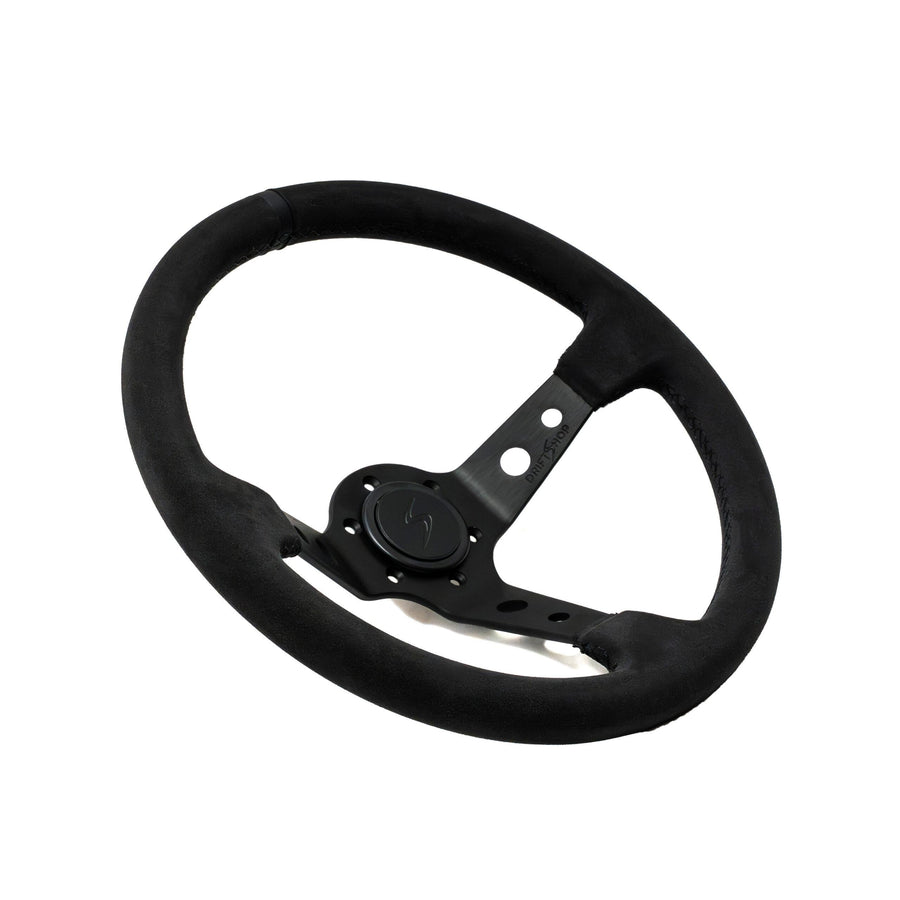 DriftShop Premium "Black Edition" Ratti (90 mm Dish), Alcantara verhoilu, Mustat Puolat